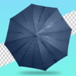 تصویر PNG مجموعه چتر آبی