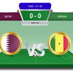 وکتور مسابقه جام جهانی 2022 قطر مسابقه قطر و سنگال
