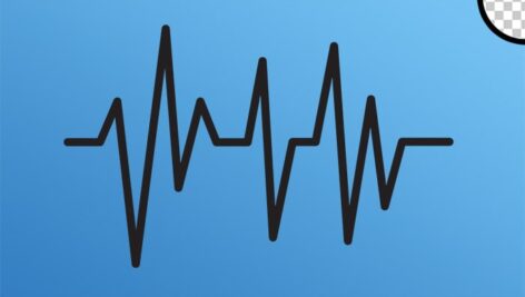 تصویر PNG مجموعه پالس صدا یا اکولایزر موسیقی