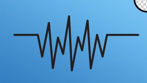 تصویر PNG مجموعه پالس صدا یا اکولایزر موسیقی