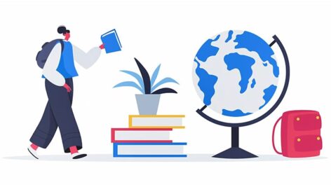 موشن گرافیک مجموعه کاراکتر با مفهوم آموزش