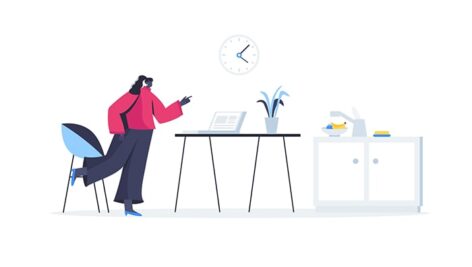 موشن گرافیک مجموعه کاراکتر با مفهوم فریلنسر