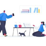 موشن گرافیک مجموعه کاراکتر با مفهوم فریلنسر