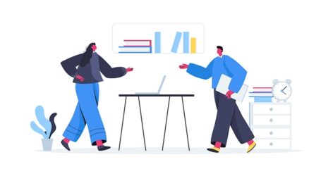 موشن گرافیک مجموعه کاراکتر با مفهوم فریلنسر