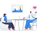 موشن گرافیک مجموعه کاراکتر با مفهوم فریلنسر