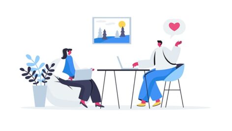 موشن گرافیک مجموعه کاراکتر با مفهوم فریلنسر