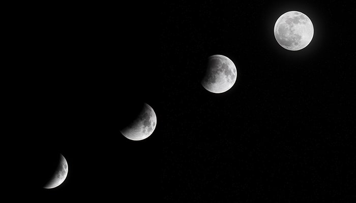 دانلود تصویر با کیفیت مراحل ماه و آسمان شب | دانلود رایگان | فری پیک ...