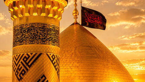 تصویر رایگان نمای نزدیک حرم امام حسین