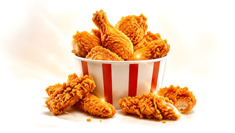 دانلود عکس استوک باکیفیت مرغ سوخاری و فیله کنتاکی کریسپی | JPG