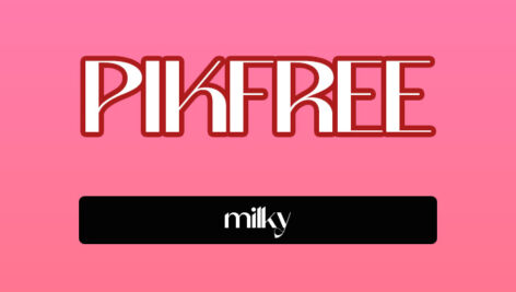 فونت انگلیسی Milky